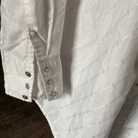 MWG iridescent Made in Canada western shirt, Large - Picture 3 of 10